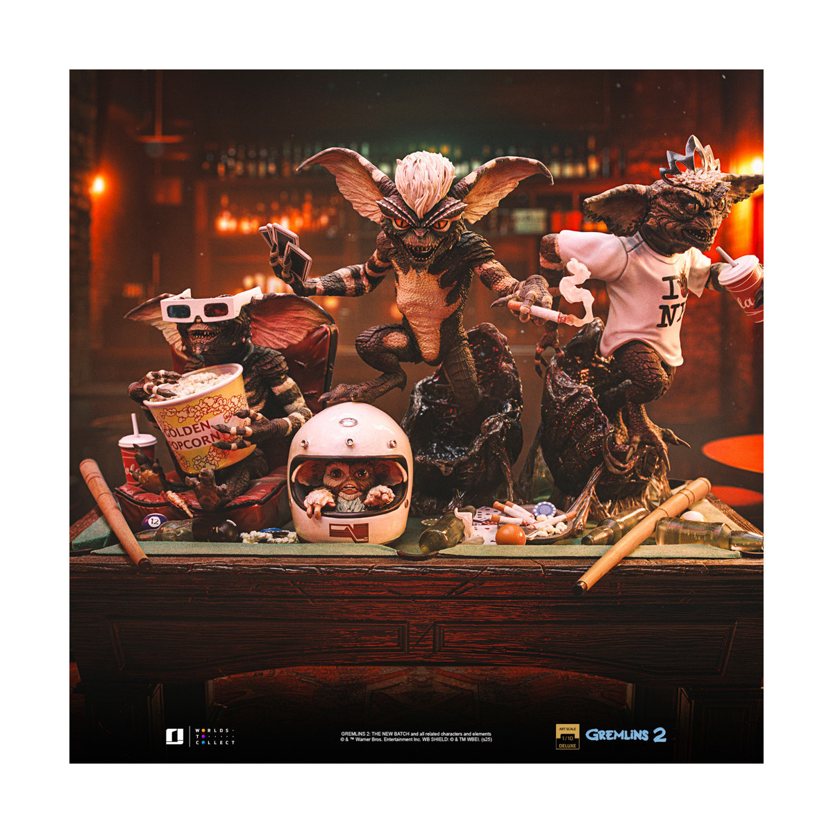 Iron Studios Gremlins 2 - Gremlins Diorama Deluxe Kunst Maßstab 1/10