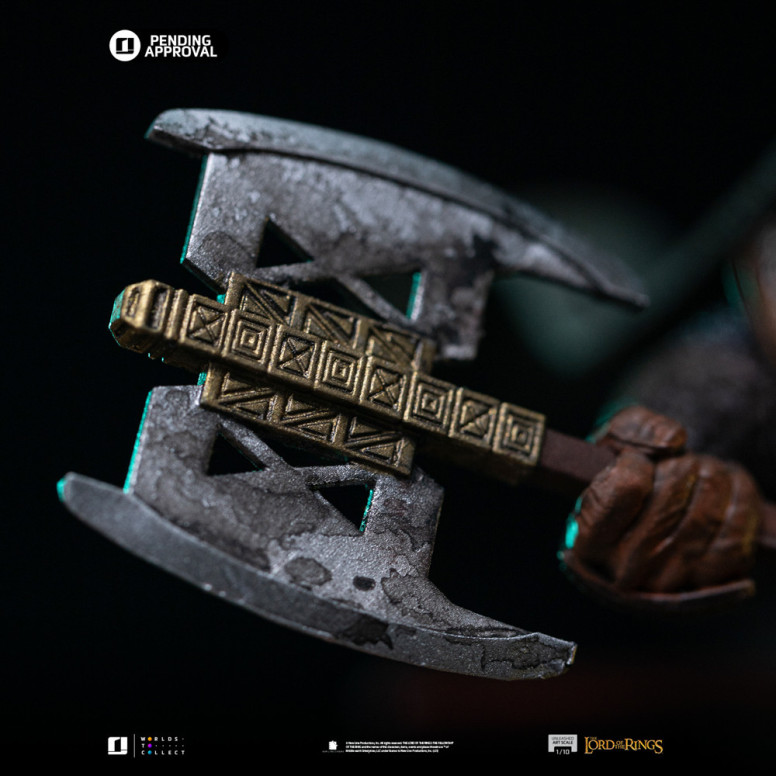 Iron Studios - Gimli Unleashed - Herr der Ringe - LOTR Unleashed Art Scale 1/10