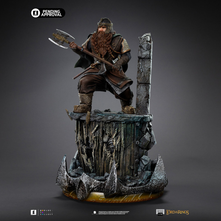 Iron Studios - Gimli Unleashed - Herr der Ringe - LOTR Unleashed Art Scale 1/10