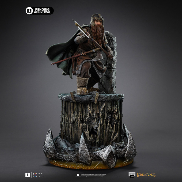 Iron Studios - Gimli Unleashed - Herr der Ringe - LOTR Unleashed Art Scale 1/10
