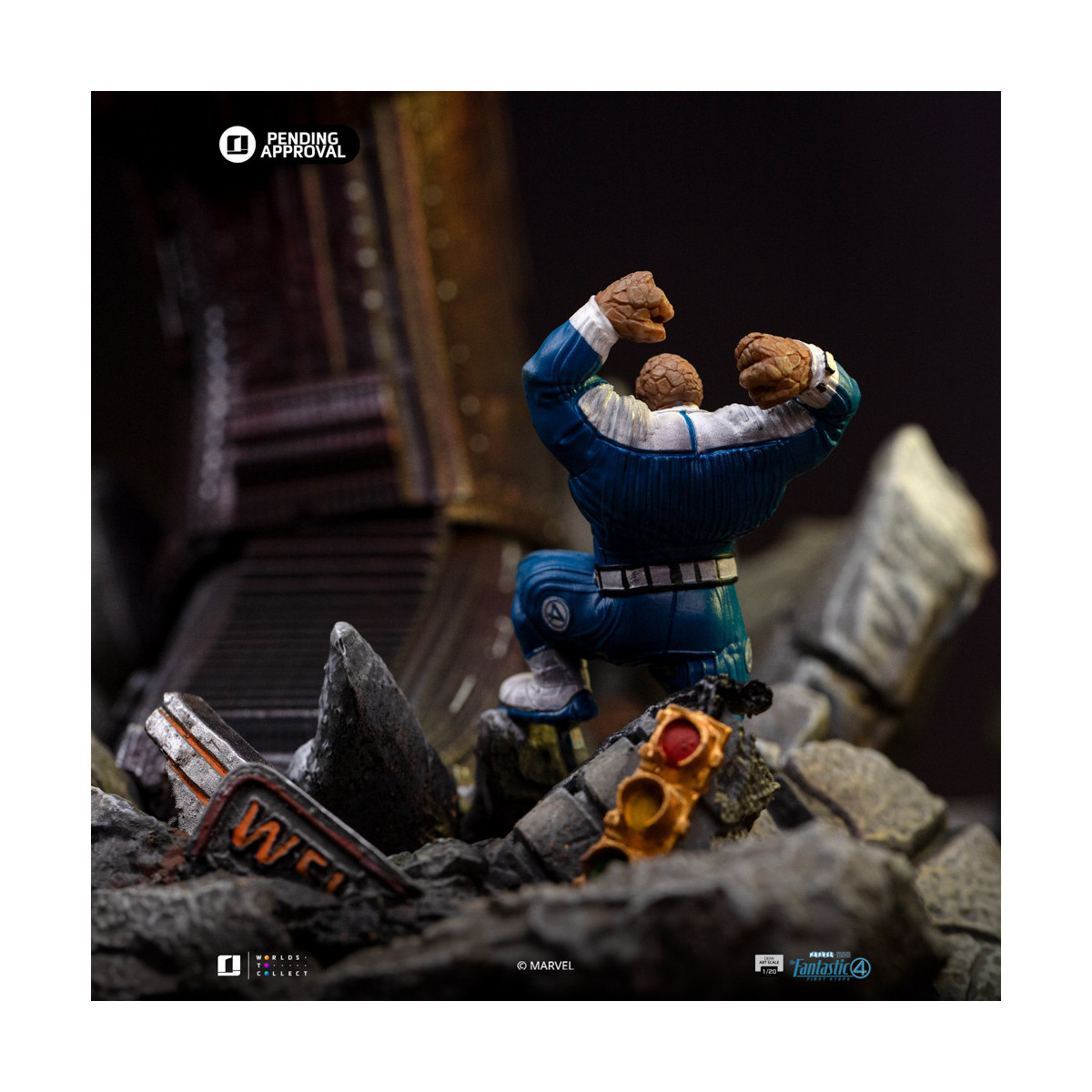 Iron Studios - Marvel Fantastic 4 - Galactus Diorama Deluxe Demi Art Maßstab 1/20