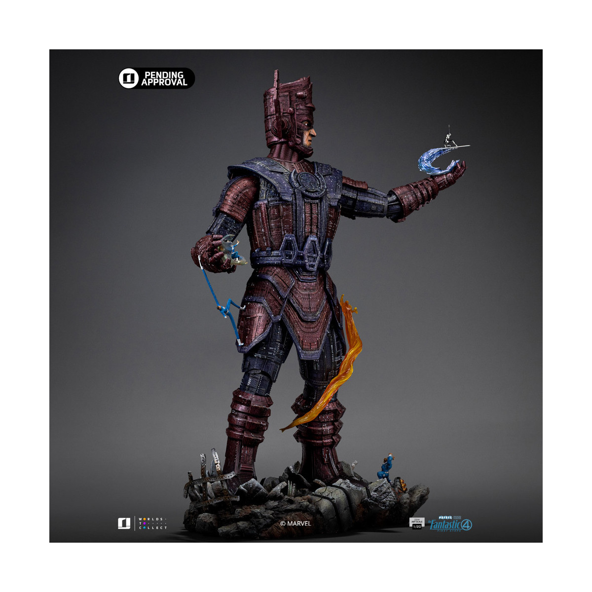 Iron Studios - Marvel Fantastic 4 - Galactus Diorama Deluxe Demi Art Maßstab 1/20