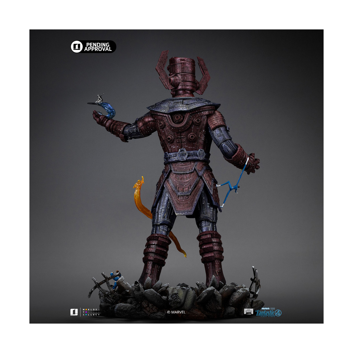 Iron Studios - Marvel Fantastic 4 - Galactus Diorama Deluxe Demi Art Maßstab 1/20