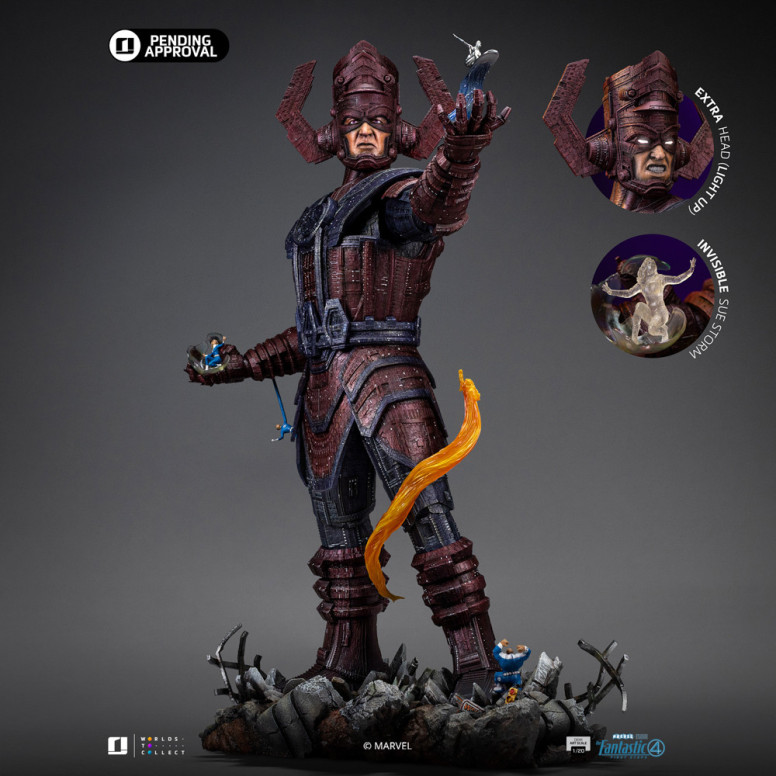 Iron Studios - Marvel Fantastic 4 - Galactus Diorama Deluxe Demi Art Maßstab 1/20