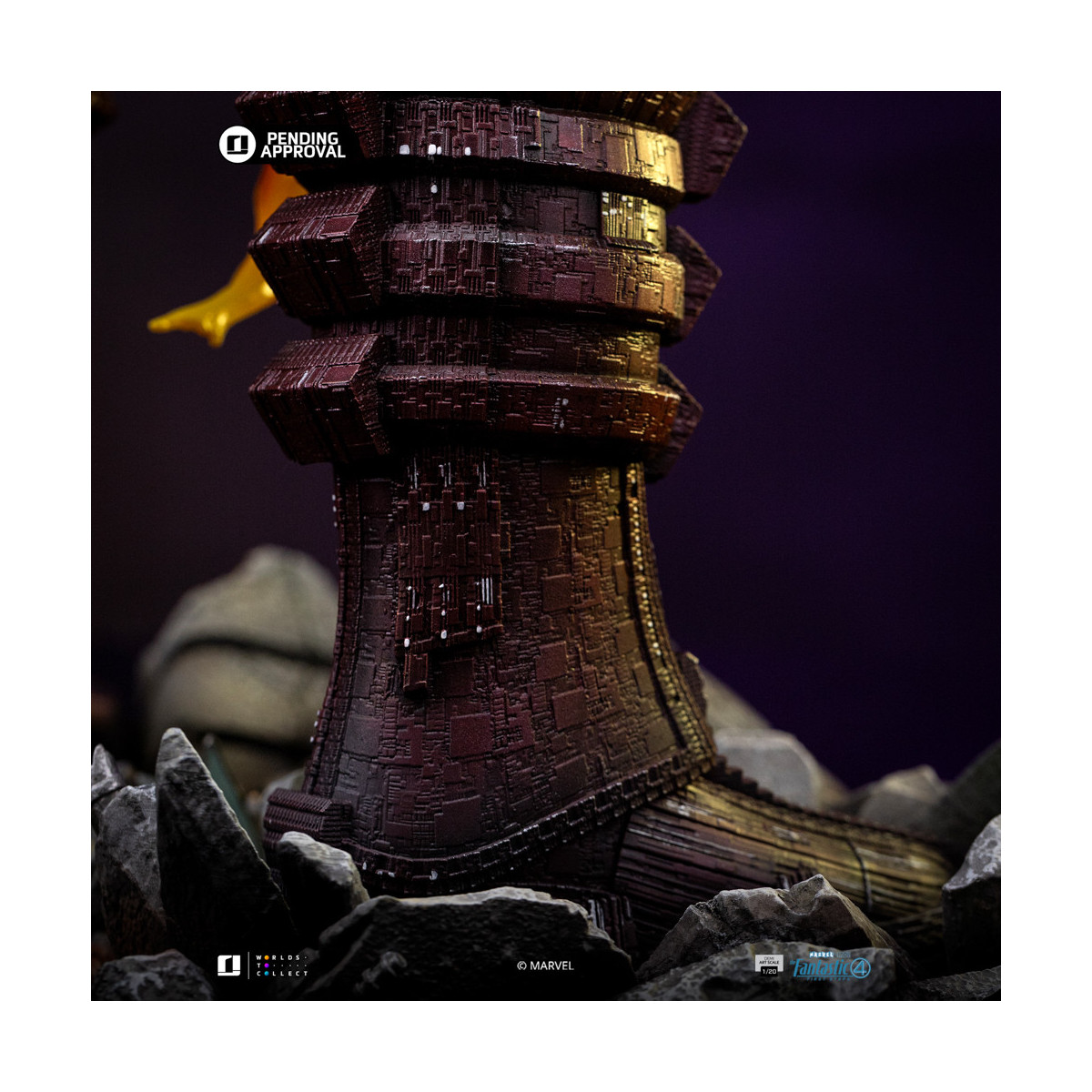 Iron Studios - Marvel Fantastic 4 - Galactus Diorama Deluxe Demi Art Maßstab 1/20