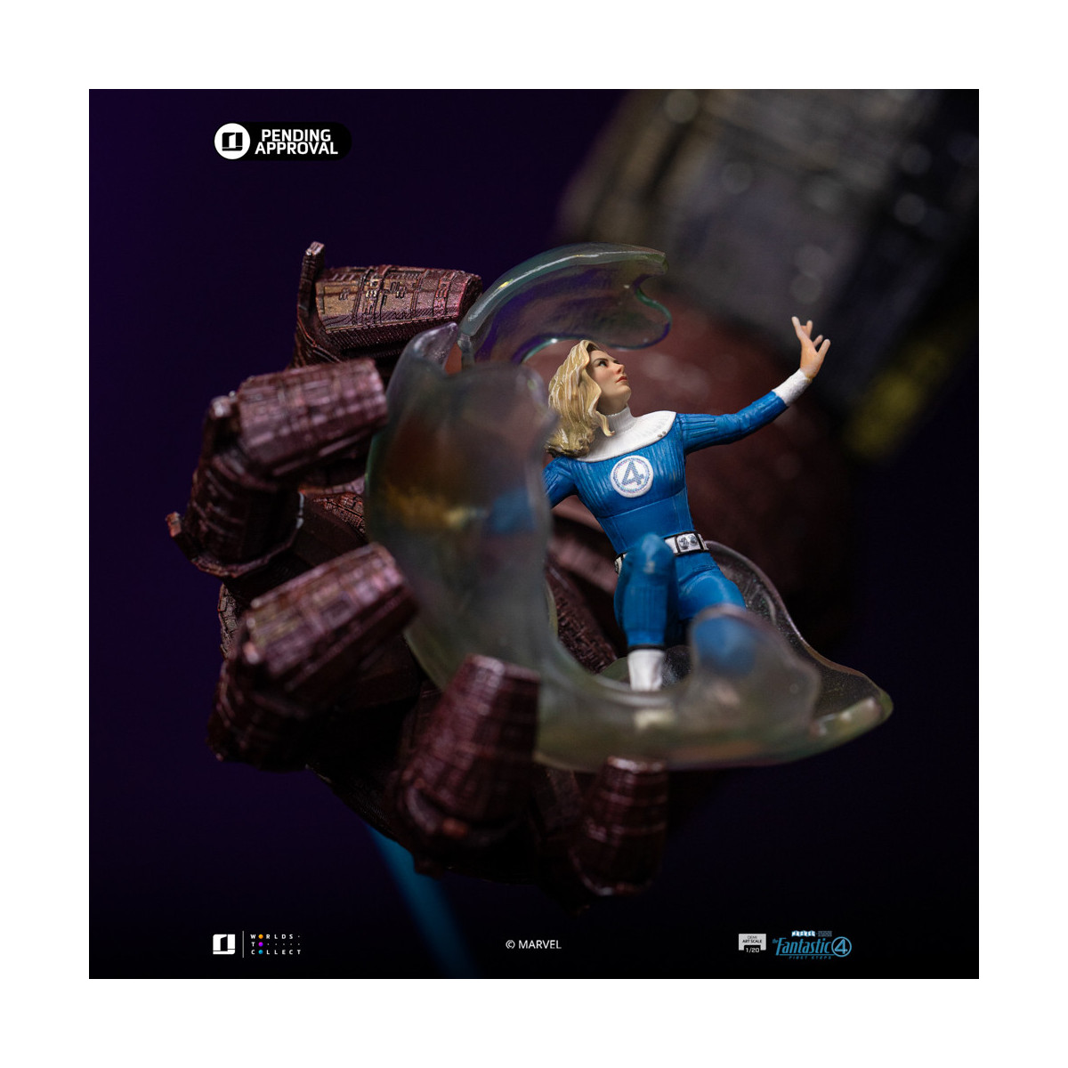 Iron Studios - Marvel Fantastic 4 - Galactus Diorama Deluxe Demi Art Maßstab 1/20