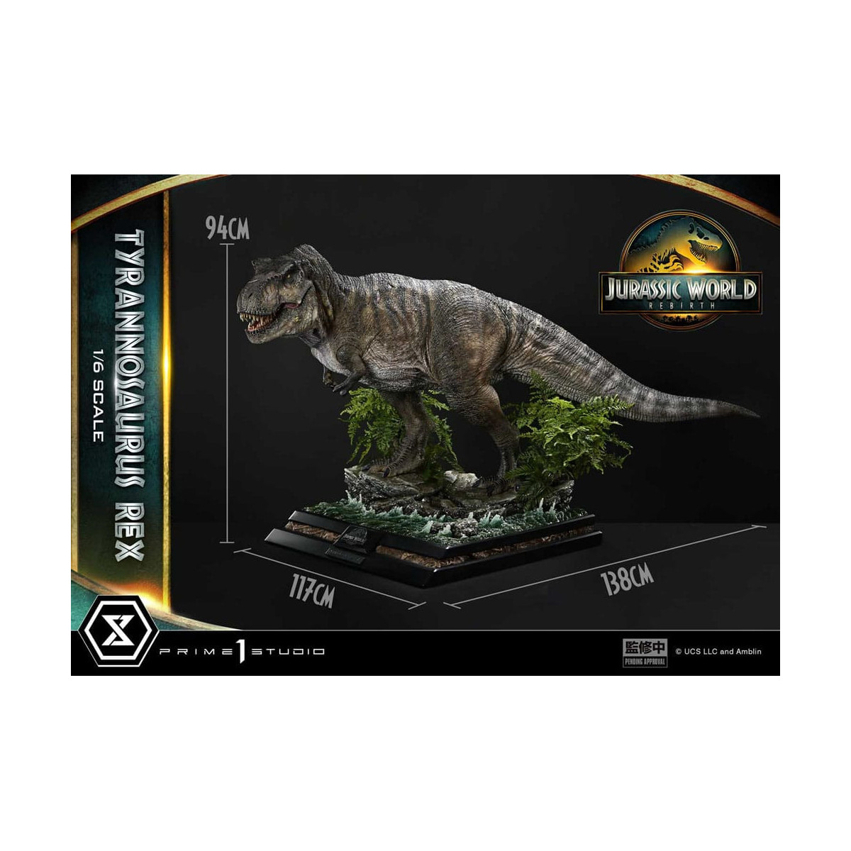 Prime 1 Studio - Jurassic World: Renaissance - Legacy Museum Collection 1/6 Tyrannosaurus Rex Bonus Version