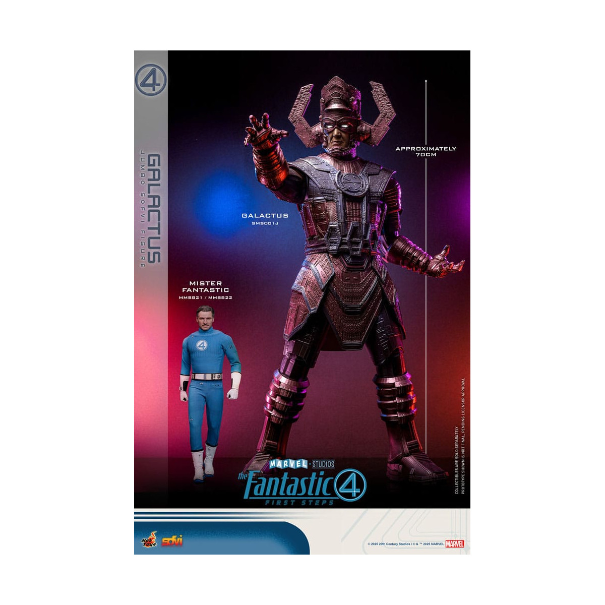 Hot Toys Marvel - Fantastische Vier: Erste Schritte - Sofvi Masterpiece GALACTUS - Jumbo Soft Vinyl