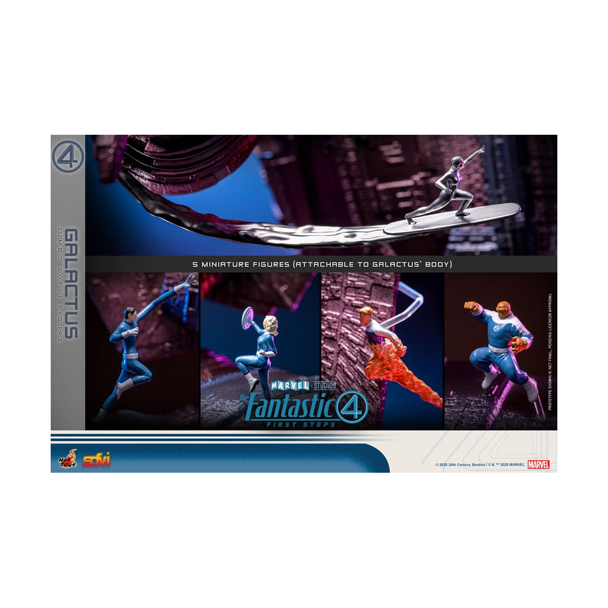 Hot Toys Marvel - Fantastische Vier: Erste Schritte - Sofvi Masterpiece GALACTUS - Jumbo Soft Vinyl