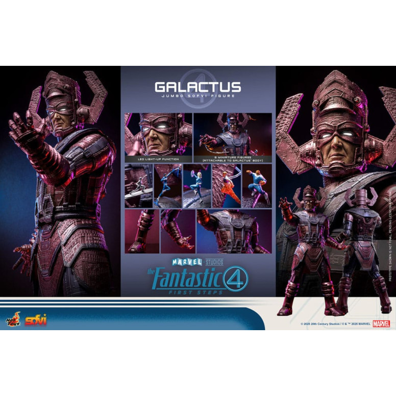 Hot Toys Marvel - Fantastische Vier: Erste Schritte - Sofvi Masterpiece GALACTUS - Jumbo Soft Vinyl