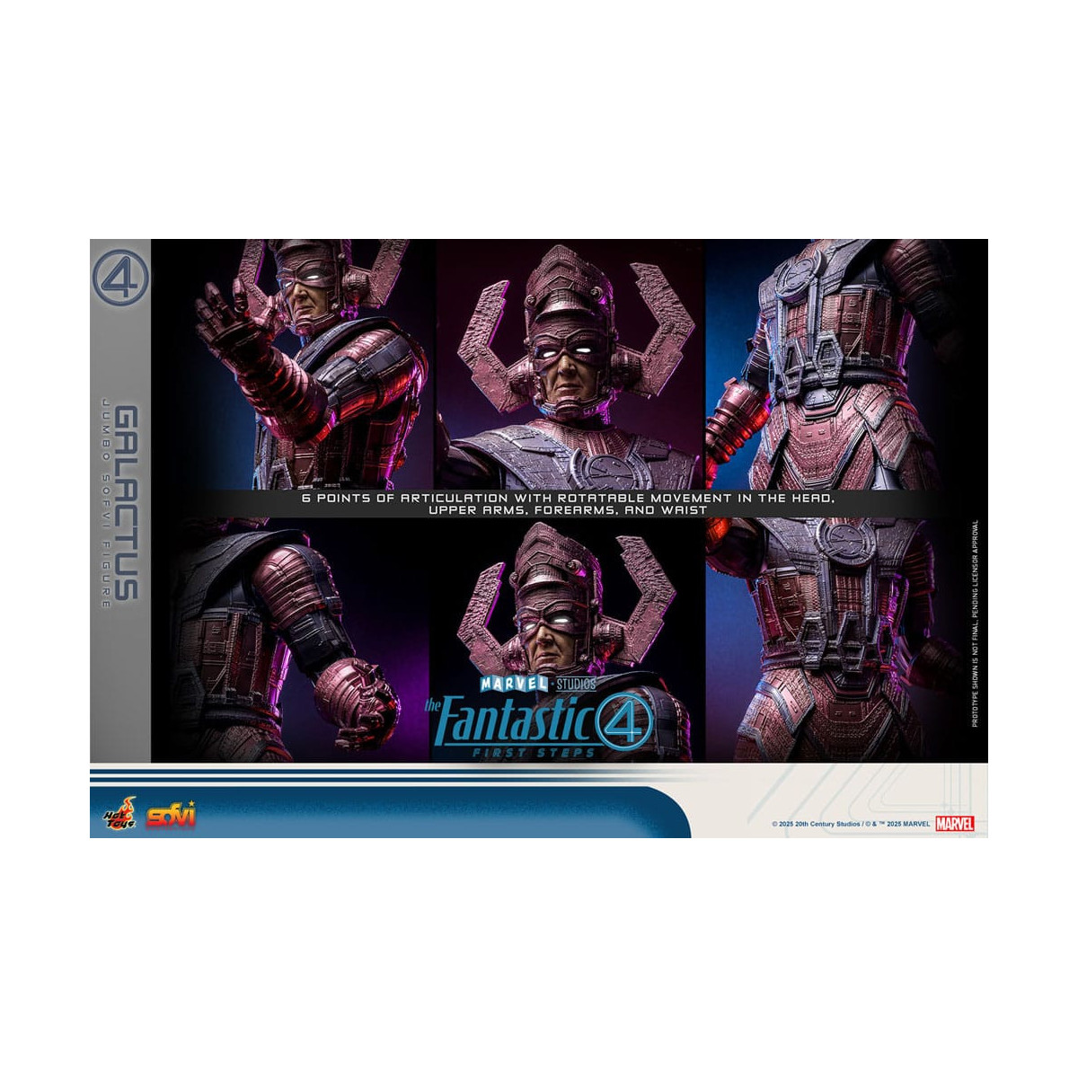 Hot Toys Marvel - Fantastische Vier: Erste Schritte - Sofvi Masterpiece GALACTUS - Jumbo Soft Vinyl