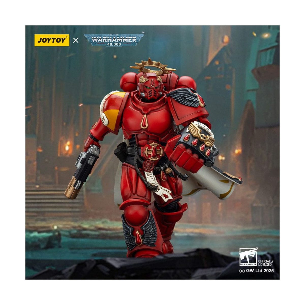 Joytoy - Warhammer - Blood Angels - Hauptmann mit Infernopistole und Powerfaust.
