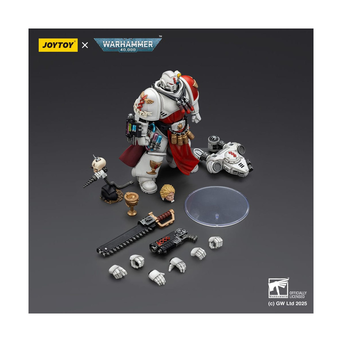 Joytoy - Warhammer - Blood Angels - Sanguinischer Priester mit schwerer Bolzenpistole, Kettenschwert und Narthecium