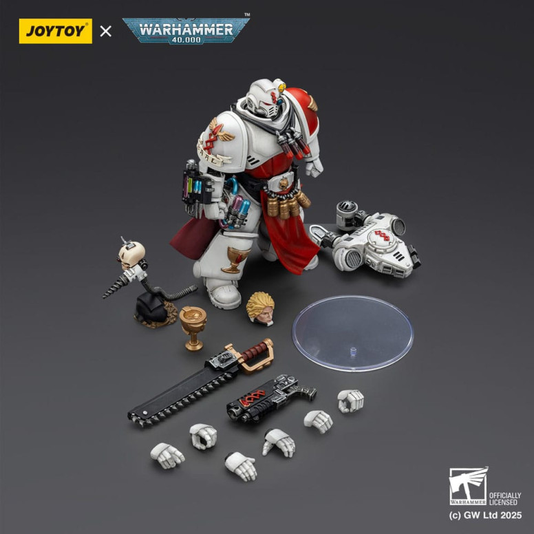 Joytoy - Warhammer - Blood Angels - Sanguinischer Priester mit schwerer Bolzenpistole, Kettenschwert und Narthecium