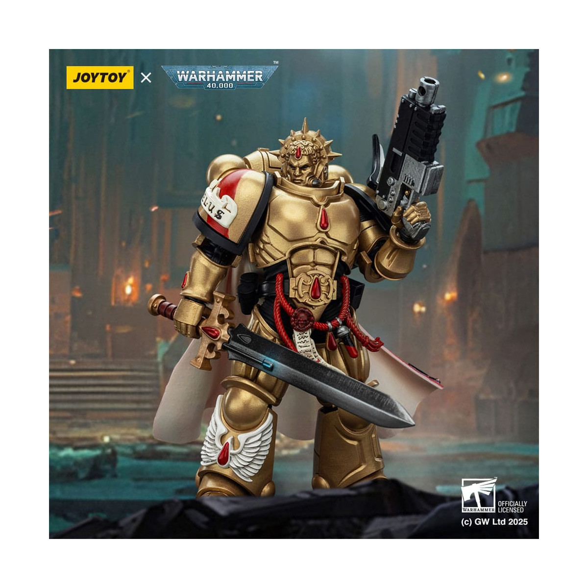 Joytoy - Warhammer - Blood Angels - Hauptmann mit schwerer Bolzenpistole und Powerschwert