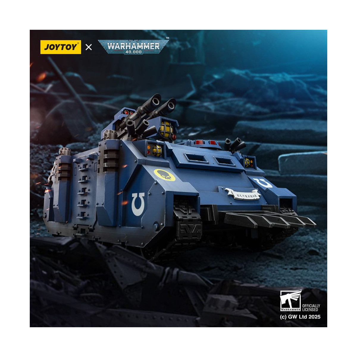 JoyToy - Space Marines - Ultramarines - Razorback mit Doppellaserkanone 1/18 - Warhammer 40K