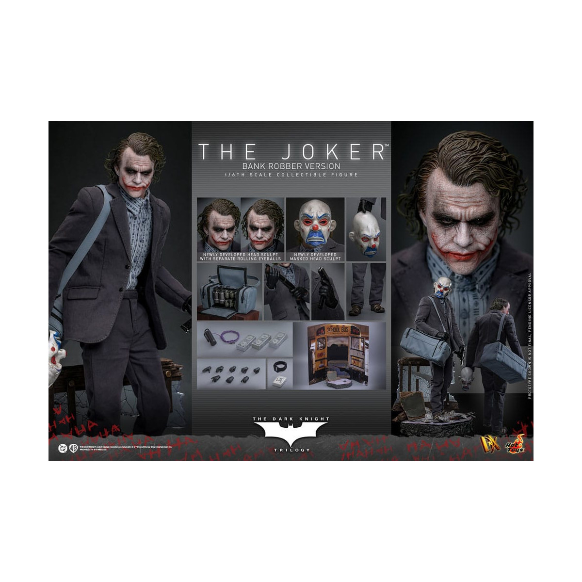 Hot Toys - The Dark Knight - Der Joker (Bankräuber Version) MMS 1/6