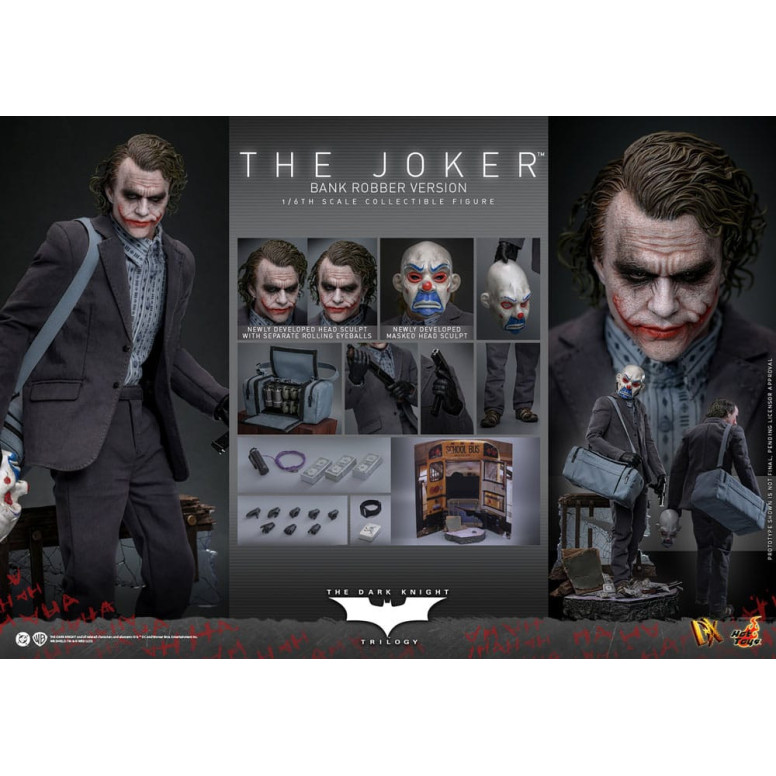 Hot Toys - The Dark Knight - Der Joker (Bankräuber Version) MMS 1/6