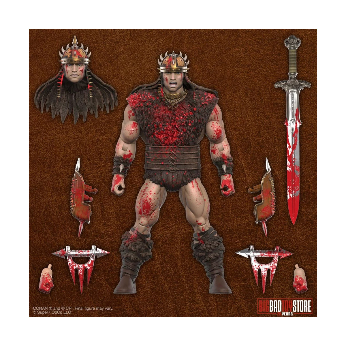 Super 7 - Conan der Barbar - Ultimates Conan Blutgetränkter Grubenkämpfer 1/12