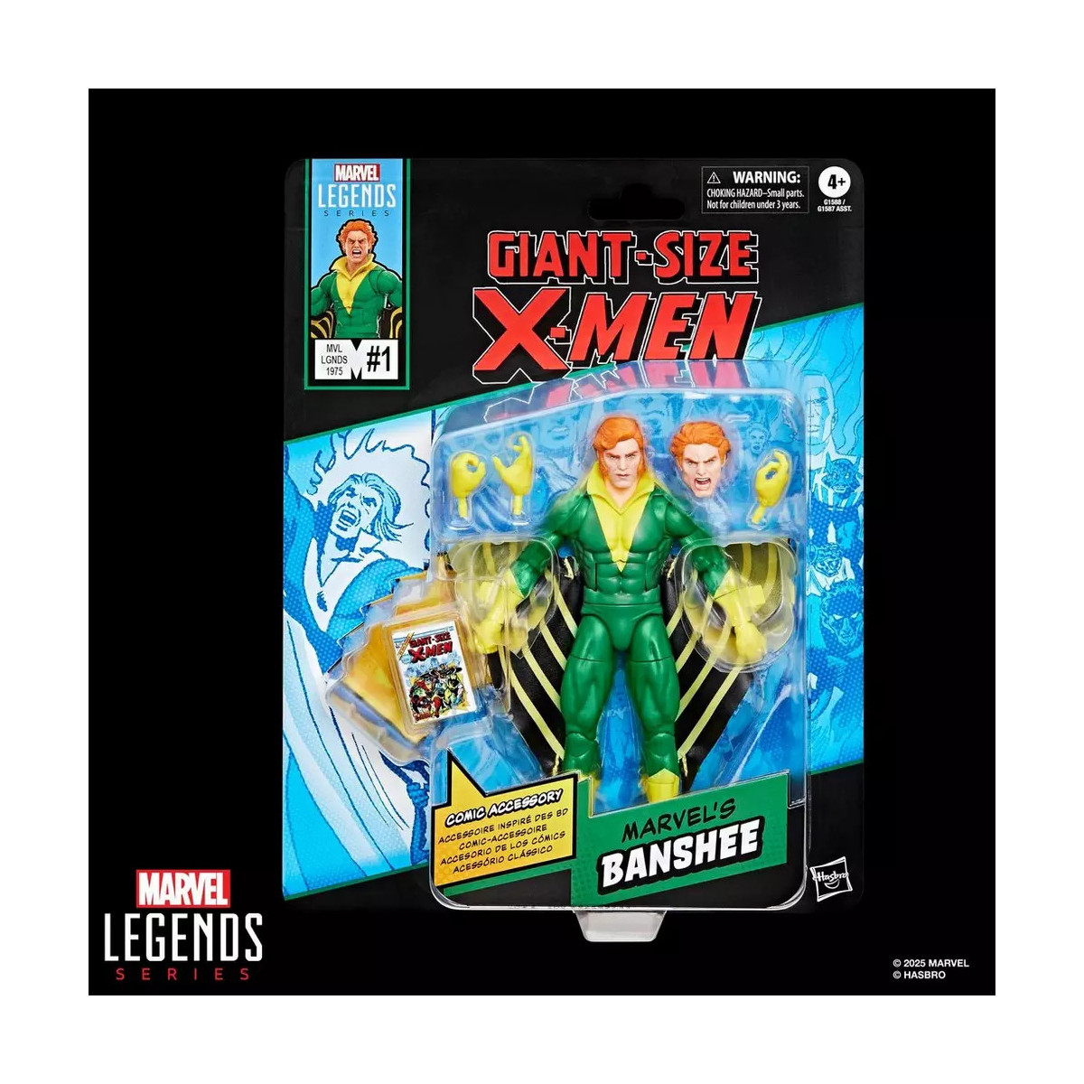Marvel Legends Serie - Banshee Mini Comics Welle