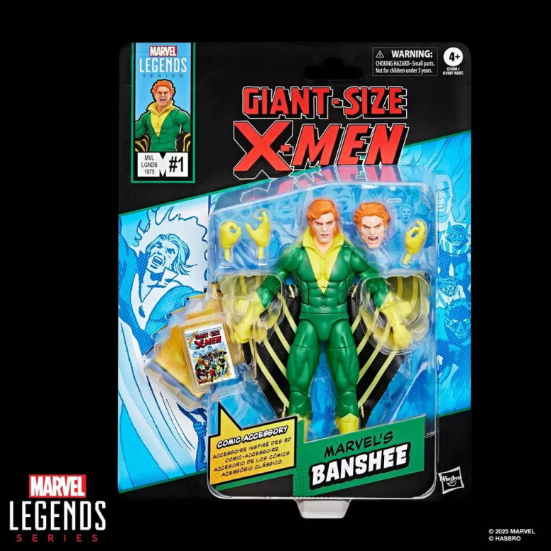 Marvel Legends Serie - Banshee Mini Comics Welle