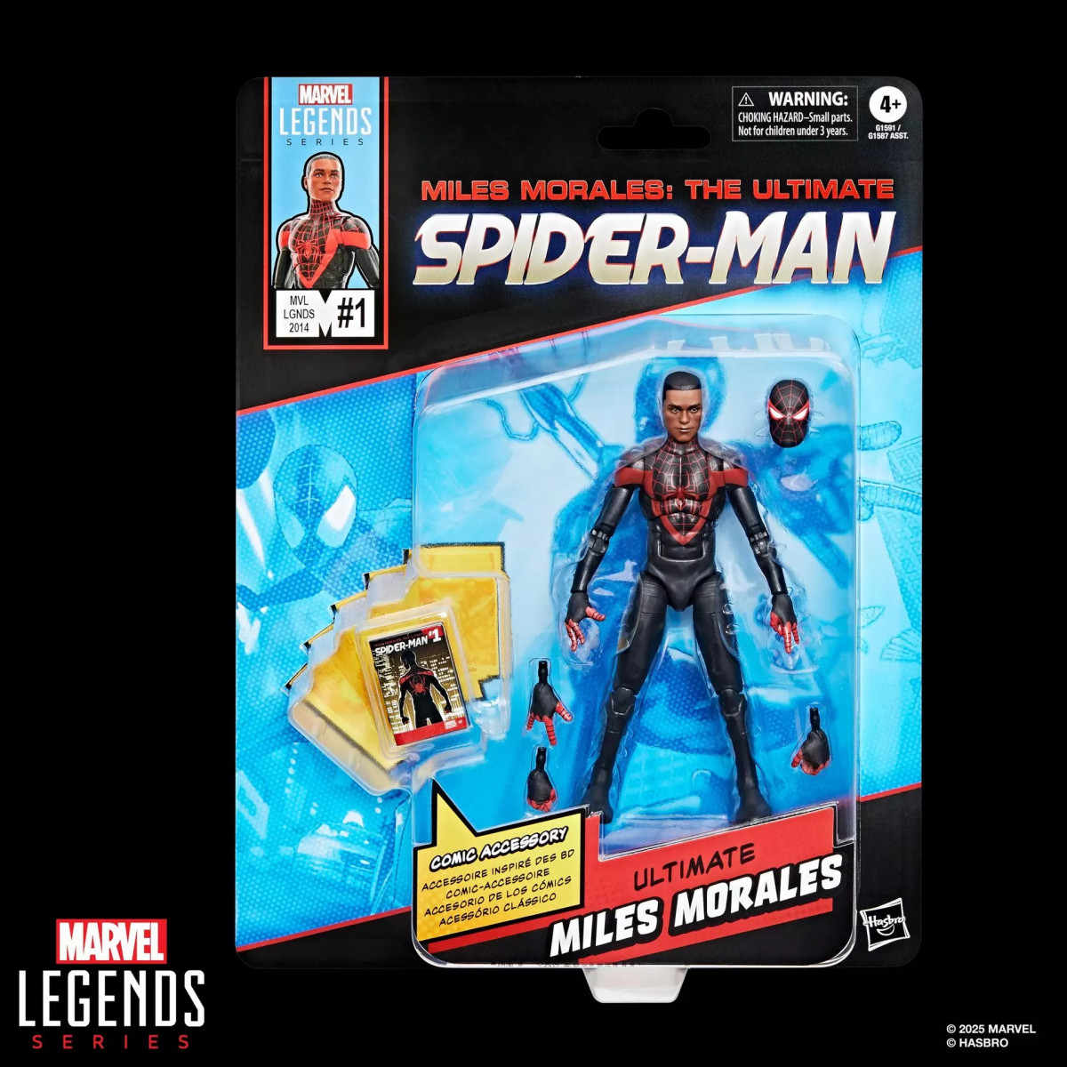 Marvel Legends Serie - Ultimative Miles Morales Spider-Man Mini Comics Welle