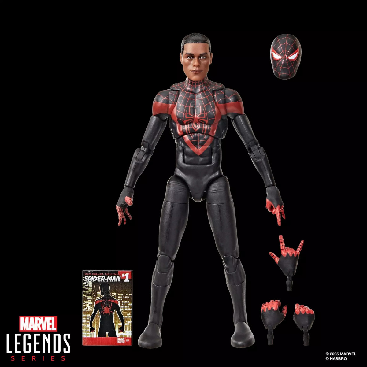 Marvel Legends Serie - Ultimative Miles Morales Spider-Man Mini Comics Welle