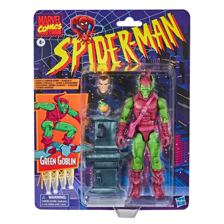 Marvel Legends Serie – Spider-Man Retro Collection – Green Goblin: Verpackung leicht beschädigt