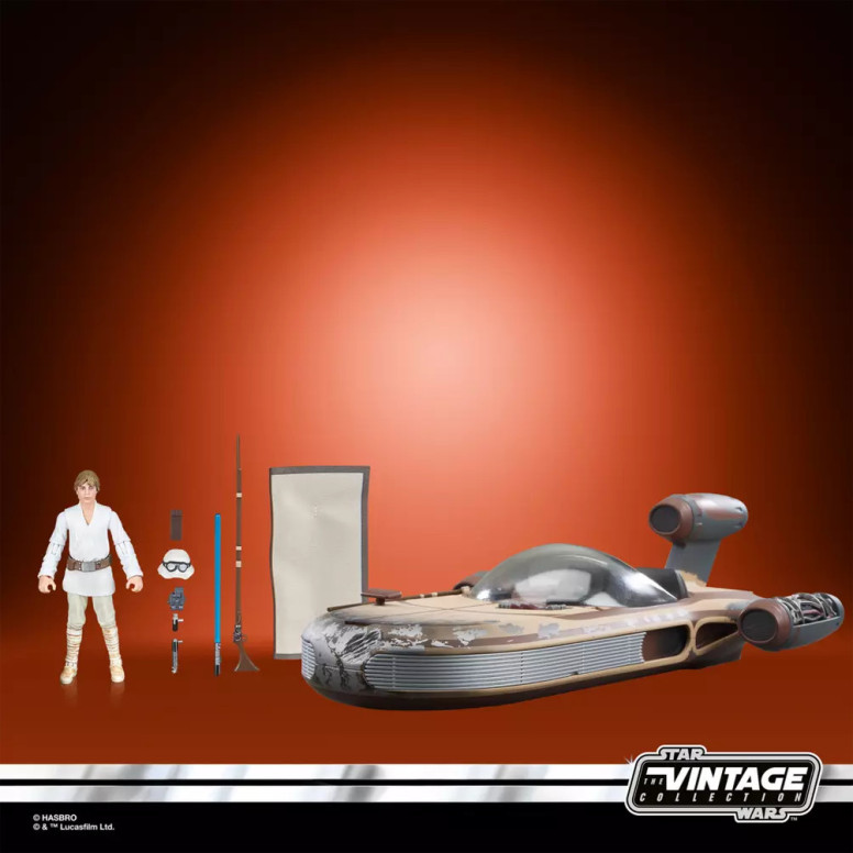 Hasbro - Star Wars The Vintage Collection - Landspeeder & Luke Skywalker