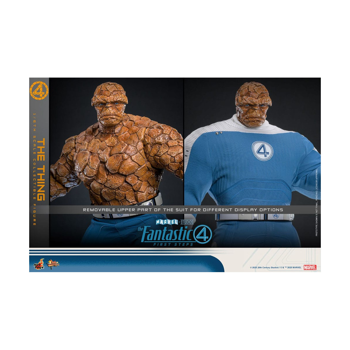 Hot Toys Marvel - Fantastische Vier: Erste Schritte - The Thing MMS 1/6 - The Thing