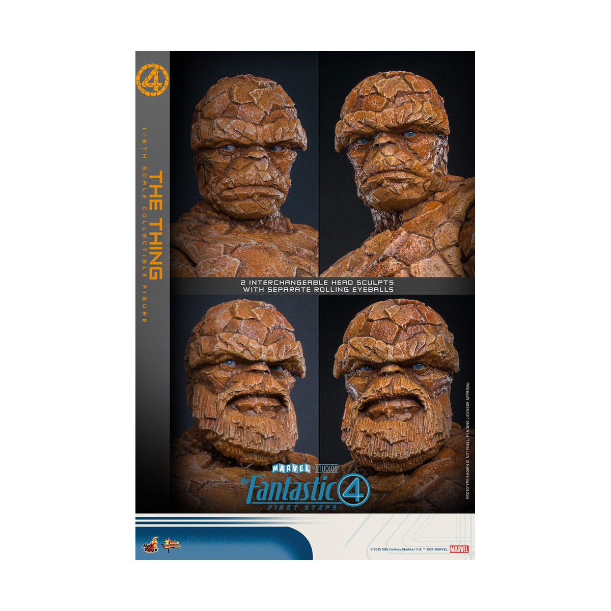 Hot Toys Marvel - Fantastische Vier: Erste Schritte - The Thing MMS 1/6 - The Thing