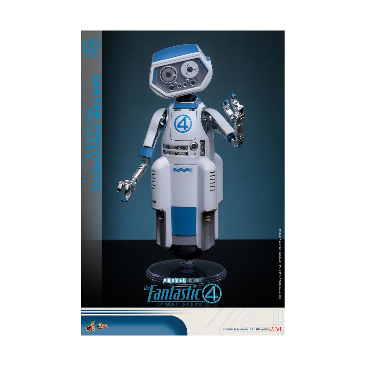 Hot Toys Marvel - Fantastic Four: Erste Schritte - Mister Fantastic & H.E.R.B.I.E. MMS 1/6 - Reed Richards