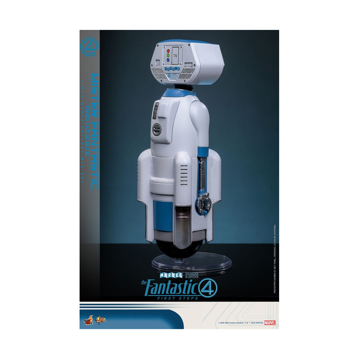 Hot Toys Marvel - Fantastic Four: Erste Schritte - Mister Fantastic & H.E.R.B.I.E. MMS 1/6 - Reed Richards