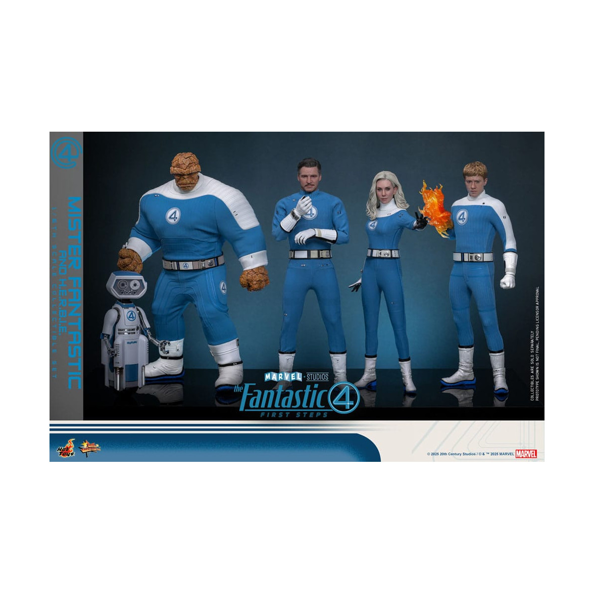 Hot Toys Marvel - Fantastic Four: Erste Schritte - Mister Fantastic & H.E.R.B.I.E. MMS 1/6 - Reed Richards