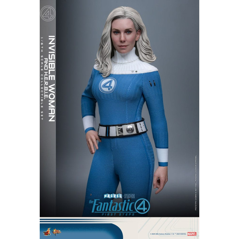 Hot Toys Marvel - Fantastische Vier: First Steps - Unsichtbare Frau & H.E.R.B.I.E. MMS 1/6 - Sue Storm