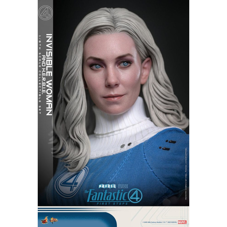 Hot Toys Marvel - Fantastische Vier: First Steps - Unsichtbare Frau & H.E.R.B.I.E. MMS 1/6 - Sue Storm