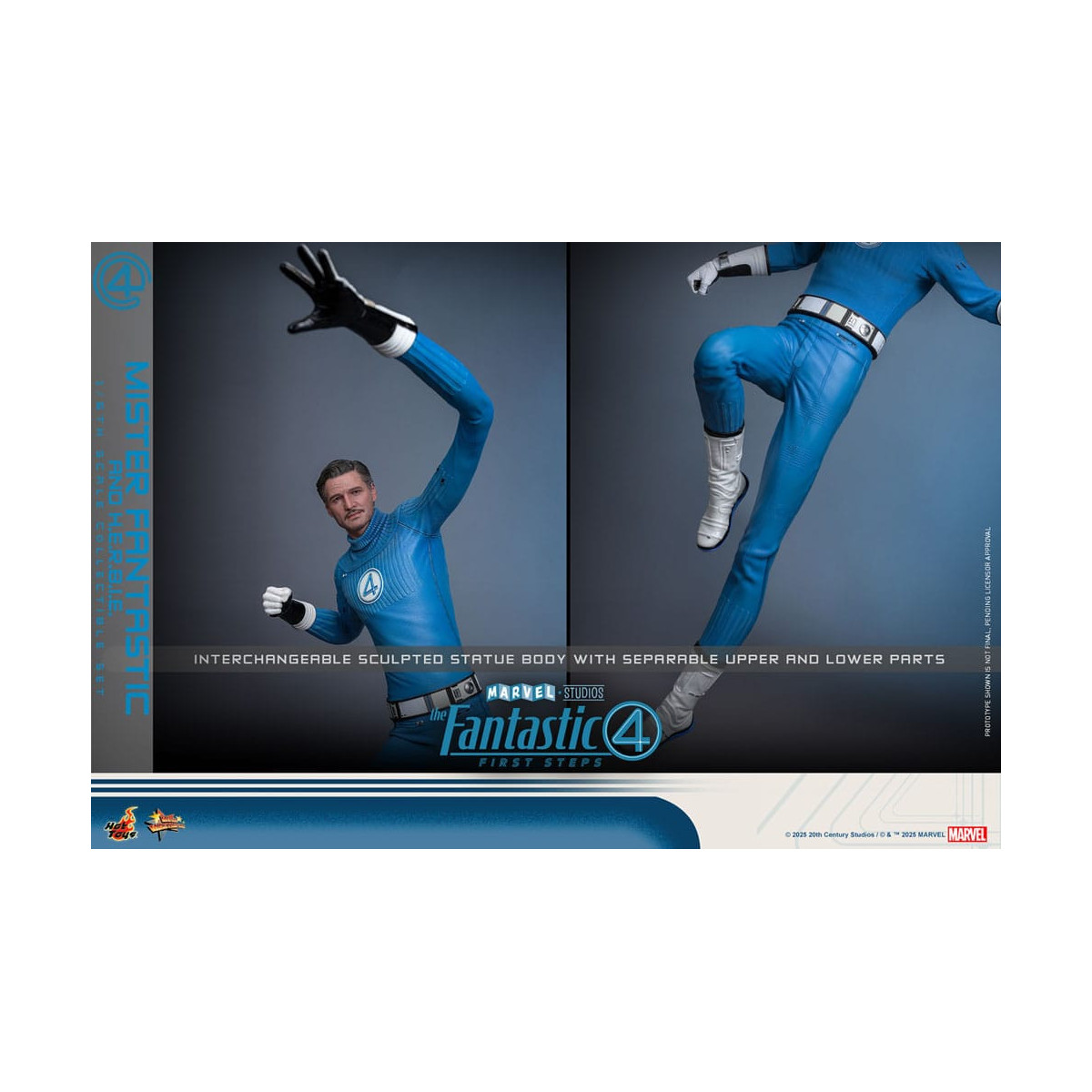 Hot Toys Marvel - Fantastic Four: Erste Schritte - Mister Fantastic MMS 1/6 - Reed Richards