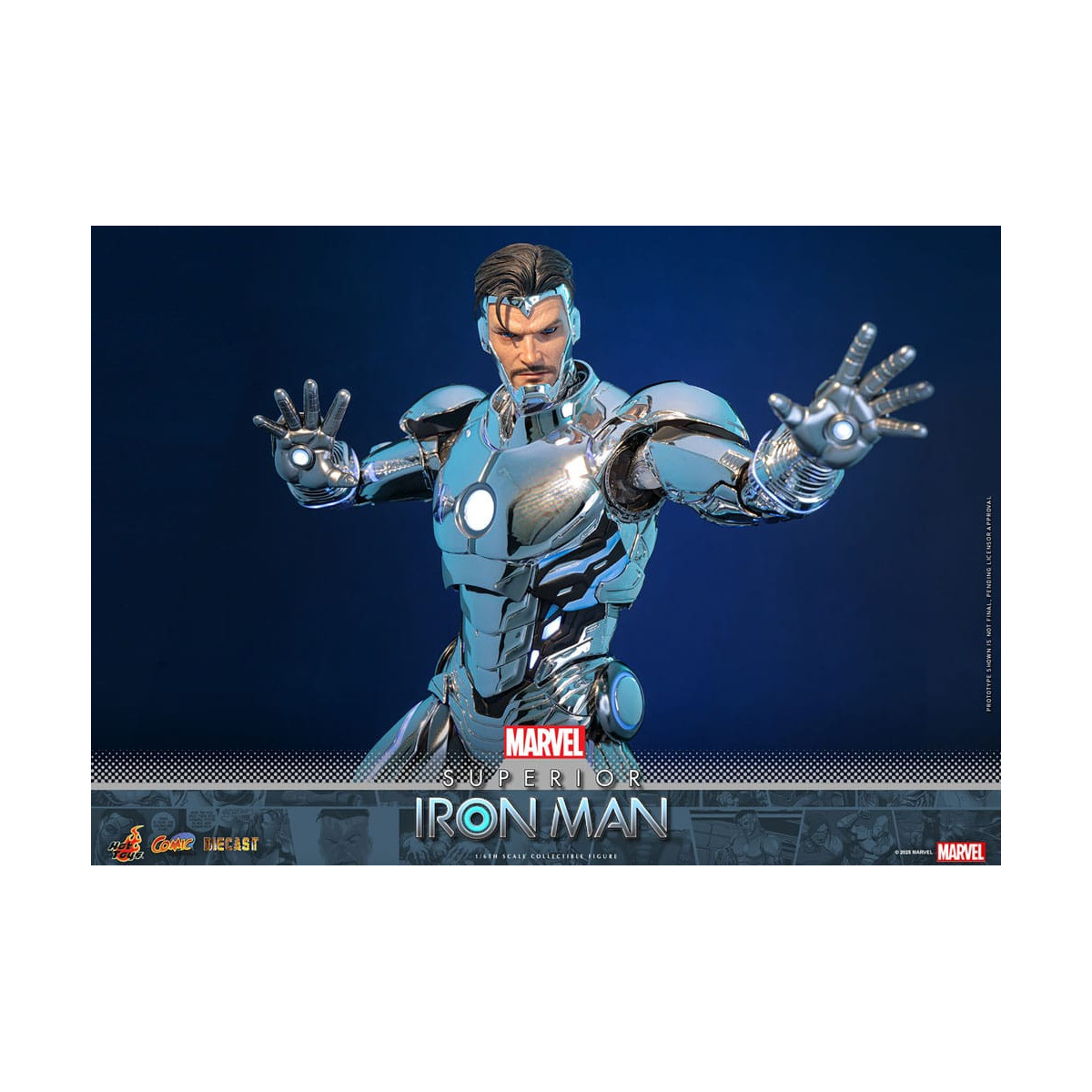 Hot Toys Marvel - Superior Iron Man Die Cast MMS 1/6