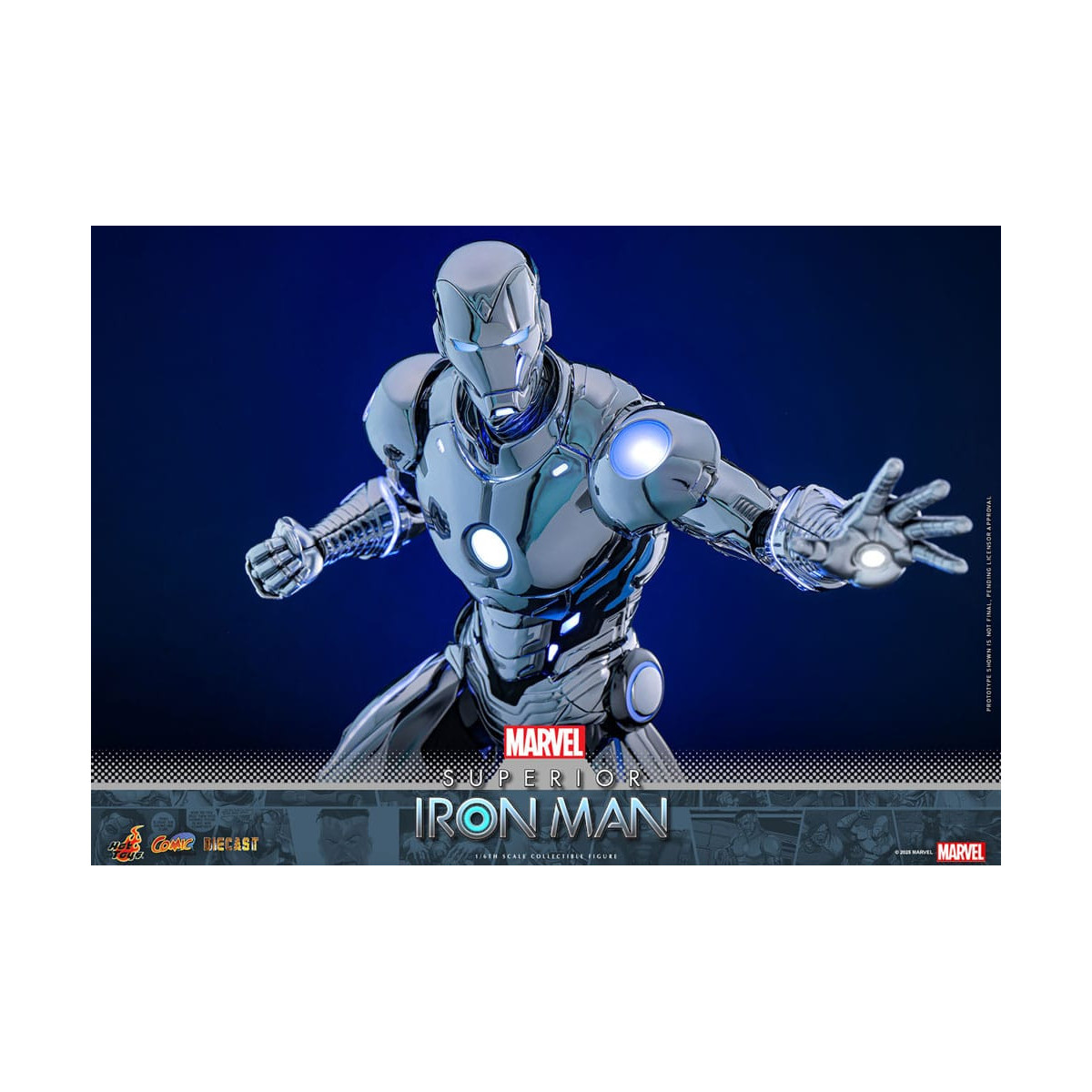 Hot Toys Marvel - Superior Iron Man Die Cast MMS 1/6