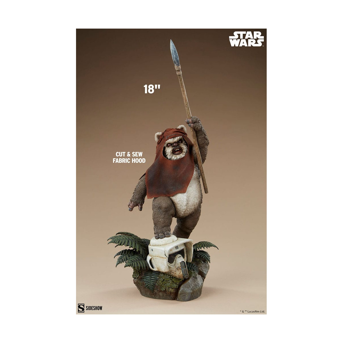 Sideshow Star Wars Wicket Premium Format 1/4 - Return of the Jedi