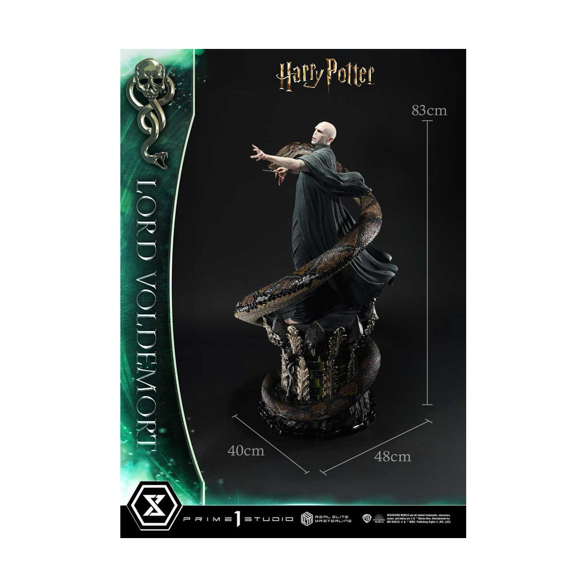 Prime 1 Studio - Harry Potter Statuette Real Elite Masterline Serie 1/4 Lord Voldemort