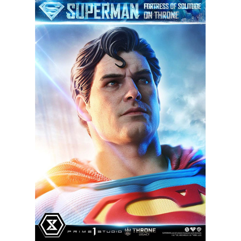 Prime 1 Studio DC Comics Throne Legacy Collection - Superman Festung der Einsamkeit auf Thron (Design von Gabriele Dell'Otto) 1/