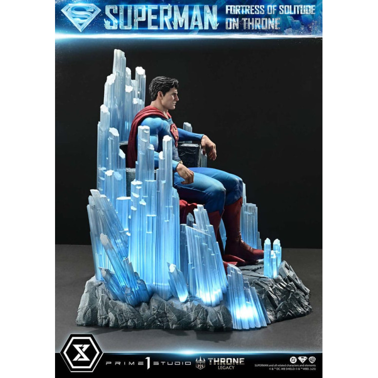 Prime 1 Studio DC Comics Throne Legacy Collection - Superman Festung der Einsamkeit auf Thron (Design von Gabriele Dell'Otto) 1/