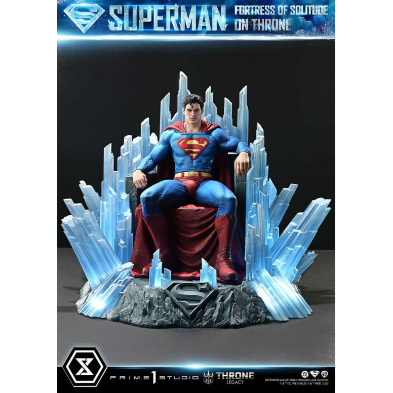 Prime 1 Studio DC Comics Throne Legacy Collection - Superman Festung der Einsamkeit auf Thron (Design von Gabriele Dell'Otto) 1/