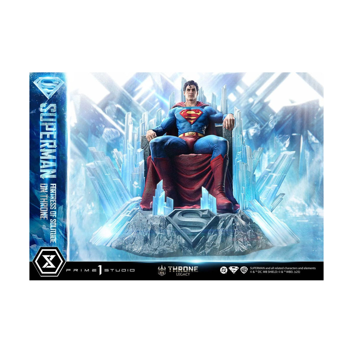 Prime 1 Studio DC Comics Throne Legacy Collection - Superman Festung der Einsamkeit auf Thron (Design von Gabriele Dell'Otto) 1/