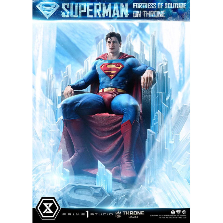 Prime 1 Studio DC Comics Throne Legacy Collection - Superman Festung der Einsamkeit auf Thron (Design von Gabriele Dell'Otto) 1/