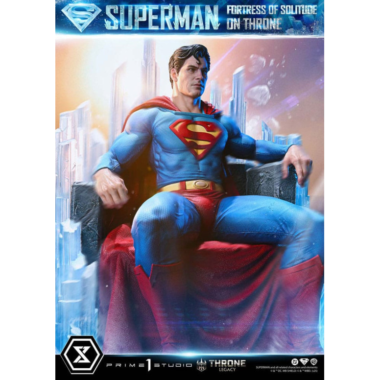 Prime 1 Studio DC Comics Throne Legacy Collection - Superman Festung der Einsamkeit auf Thron (Design von Gabriele Dell'Otto) 1/