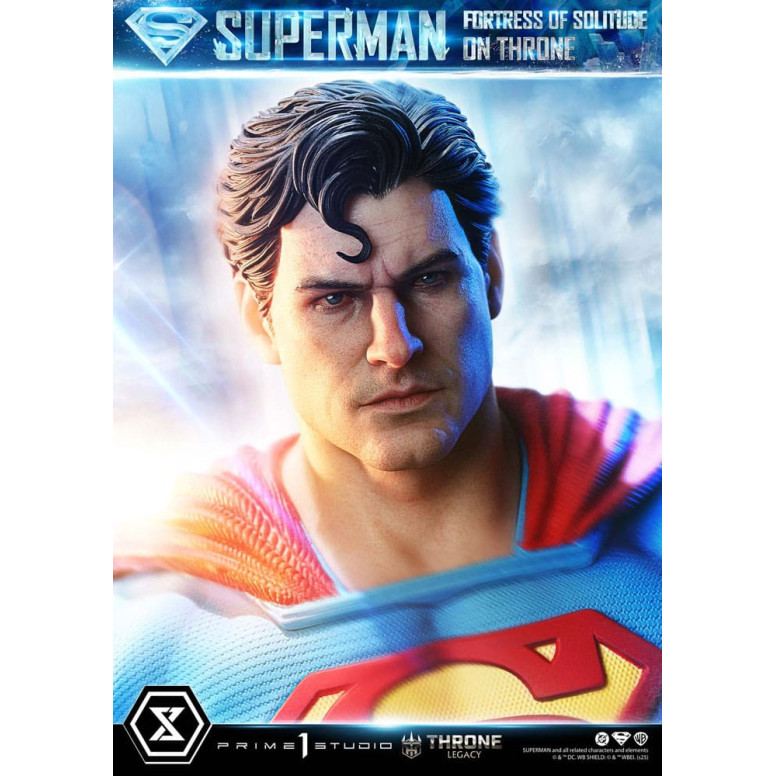 Prime 1 Studio DC Comics Throne Legacy Collection - Superman Festung der Einsamkeit auf Thron (Design von Gabriele Dell'Otto) 1/
