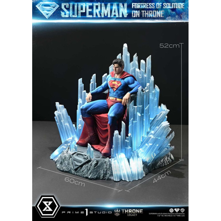 Prime 1 Studio DC Comics Throne Legacy Collection - Superman Festung der Einsamkeit auf Thron (Design von Gabriele Dell'Otto) 1/
