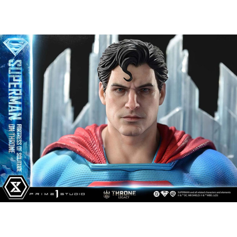 Prime 1 Studio DC Comics Throne Legacy Collection - Superman Festung der Einsamkeit auf Thron (Design von Gabriele Dell'Otto) 1/